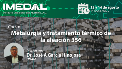 Curso: Metalurgia y tratamiento térmico de la aleación 356